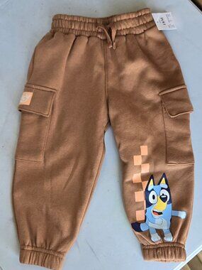 Bluey Cargo Jogger Pants _ Size 18 Mos _ NWT